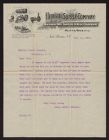 Business letter from Hyman Supply Company